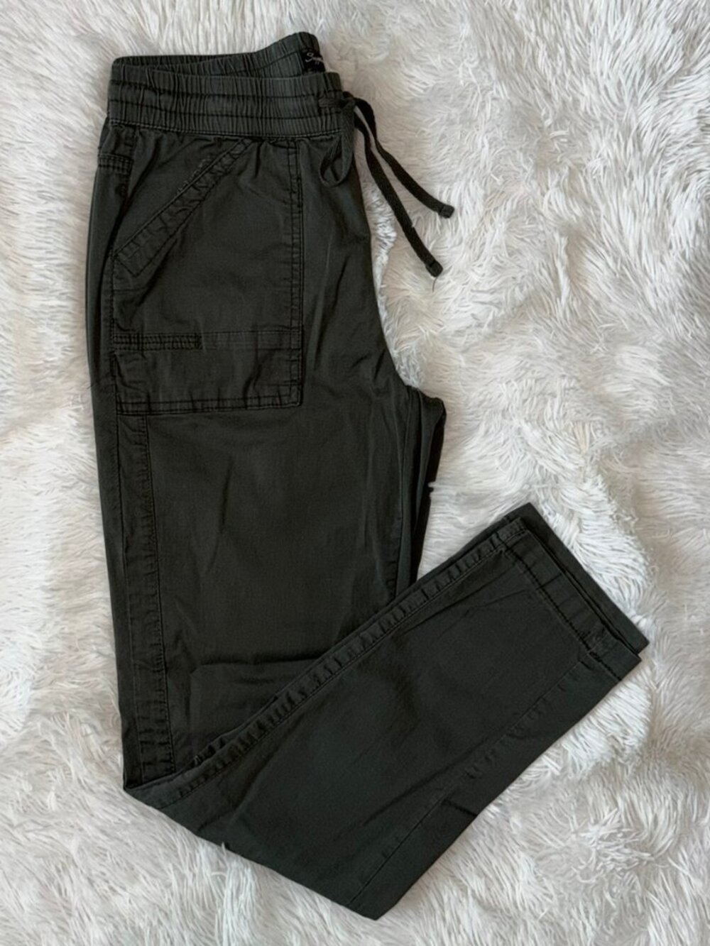 Supplies Olive Green Jogger Style Utility Pants - Size S